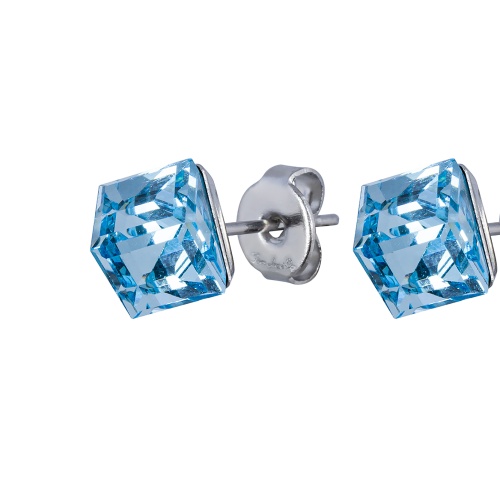 Пусеты Fiore Luna Crystal Sky Blue, SWE0127/2 SB S фото 3